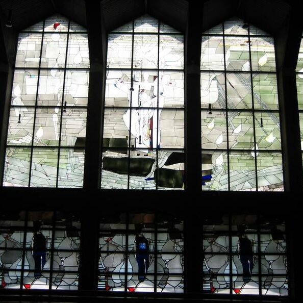 Salvatorkirche, Meistermann-Fenster